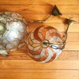 Hanging in mother-of-pearl and brass