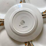 Céranord St Amand dinner plates from the 40s and 50s