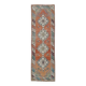 Vintage red Turkish hand-knotted runner 94x290