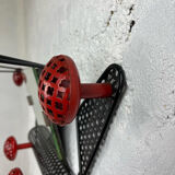 Coat rack perforated sheet metal