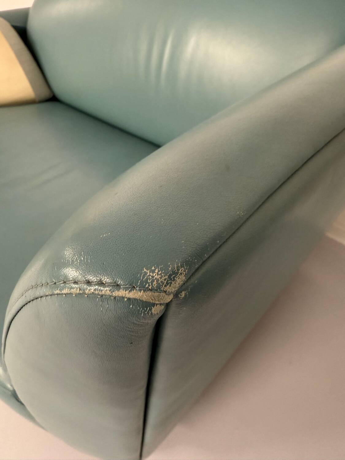 Living room sofa and armchair Atlantis design from the 90s by Wittmann vintage