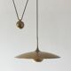Onos 55 Counterbalance Pendant Lamp in Brass by Florian Schulz