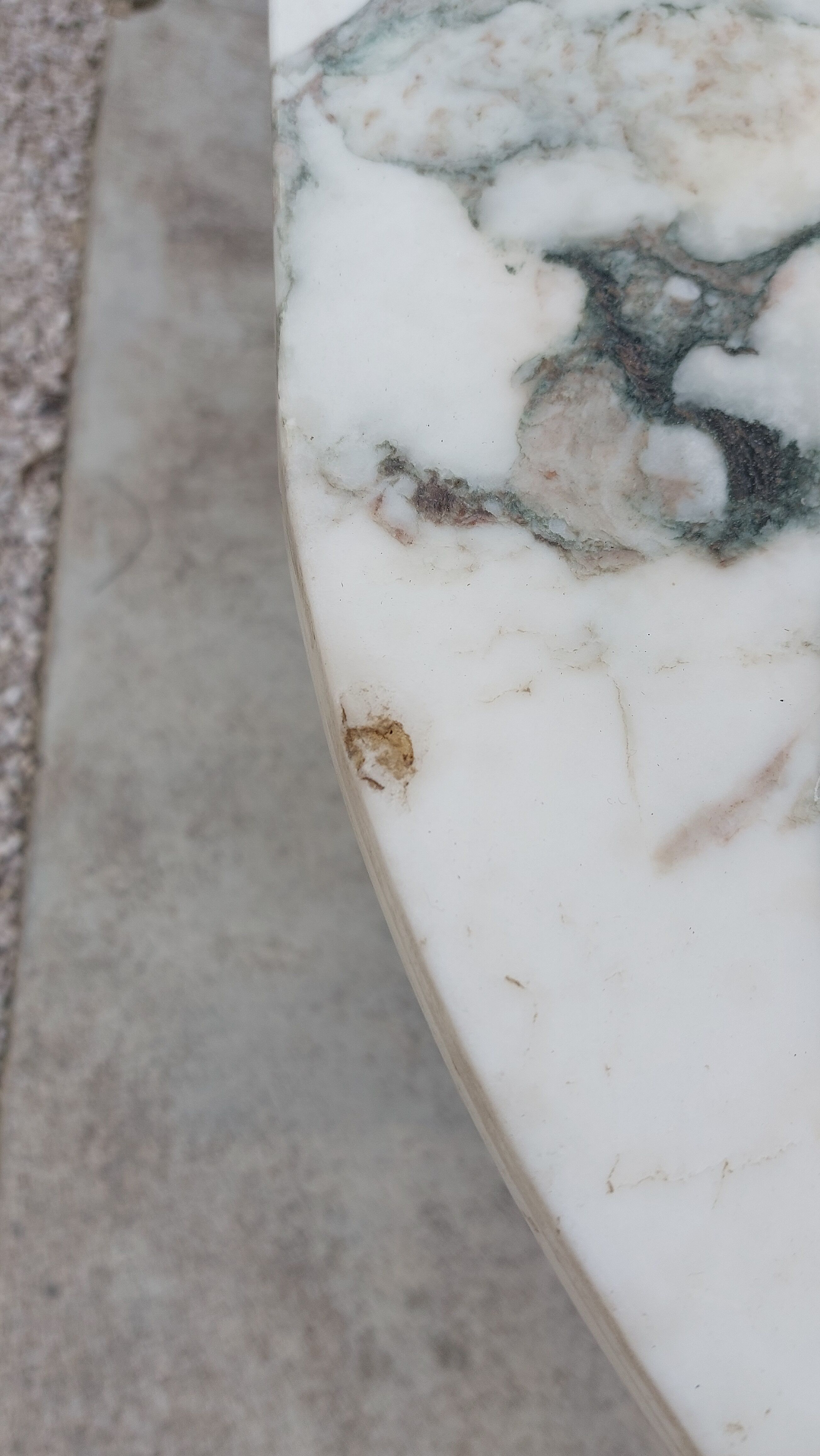 Bistro table restaurant marble godin -1m64