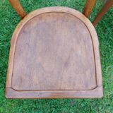 5 wooden bistro chairs