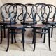 5 bistro chairs n°20 omega black empire late nineteenth / early twentieth