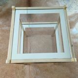 Golden sofa tip and mirror glass