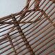 Vintage Dutch rattan armchair with armrest, 1960s