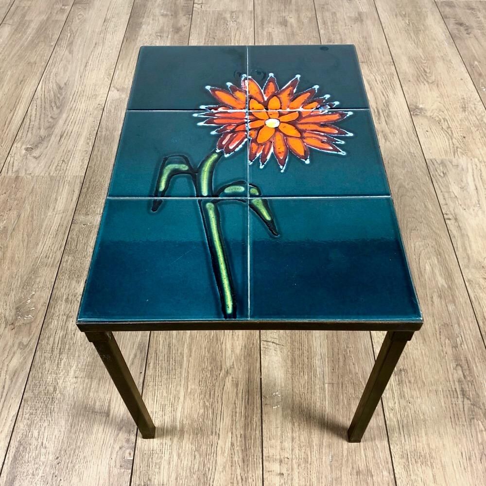 Ceramic side table from the 70s