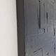 Black minimalist monochrome abstract painting painting