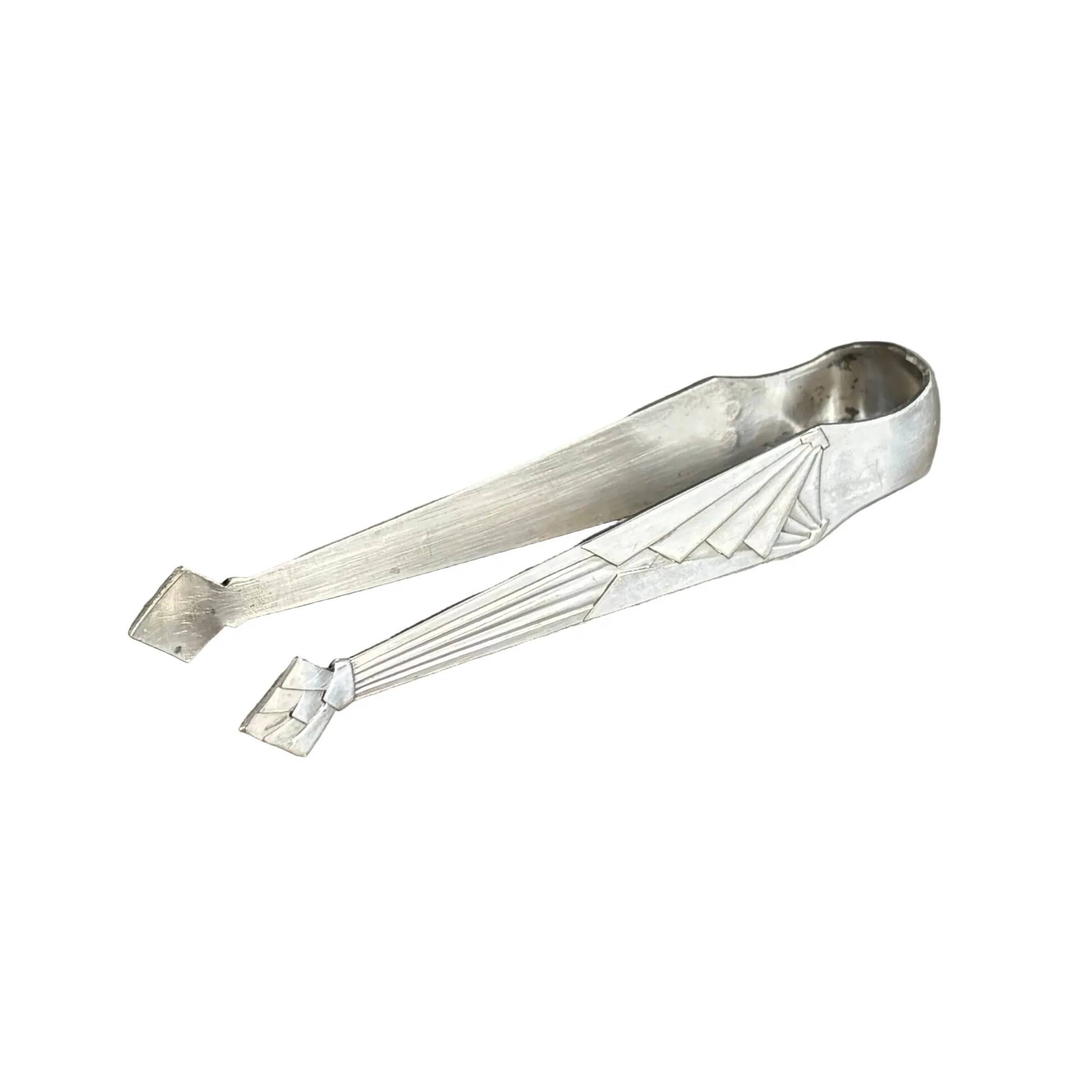 Silver-plated sugar tongs - 13.7 cm - Ref 1224