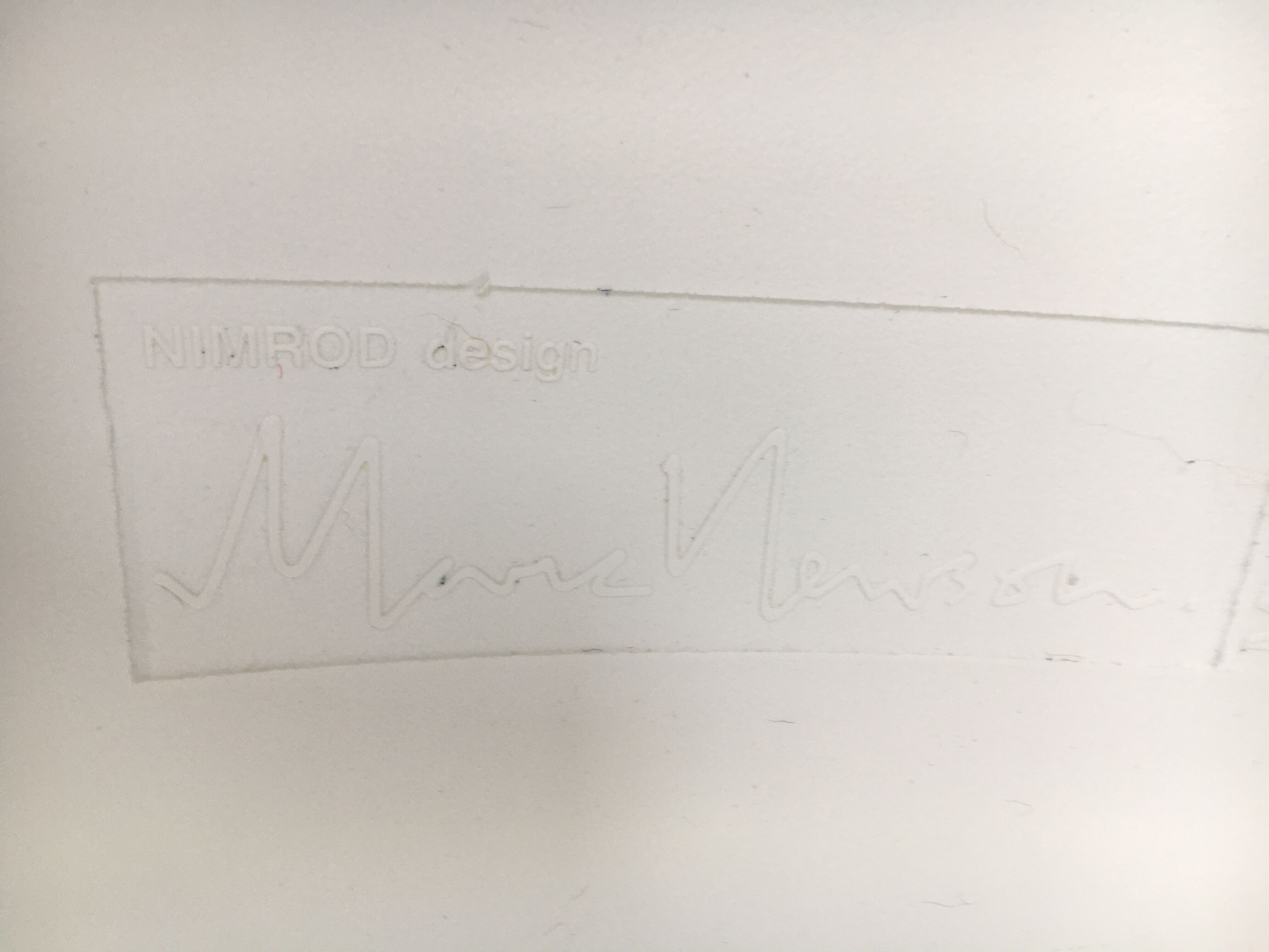 'nimrod' armchair by designer marc newson for magis