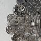 Vintage Mexican metal large mirror