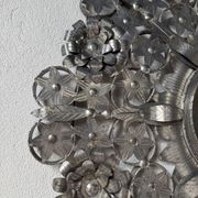 Miroir mexicain vintage en métal