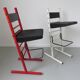 Pair of modular stools " Errebi " Italy 80s era Memphis