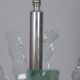 Vintage 70's worked glass chandelier design zeroquattro