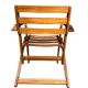Set of two folding armchairs from the Reguitti brand