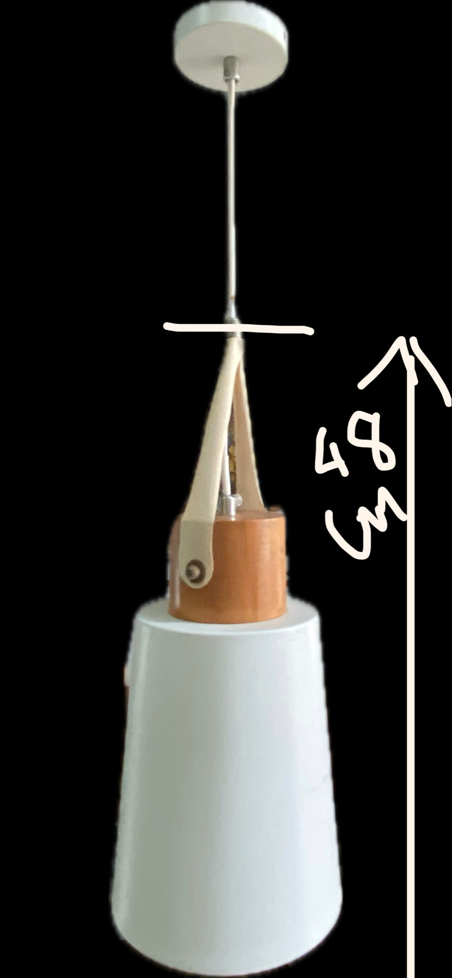 Suspension scandinave vintage