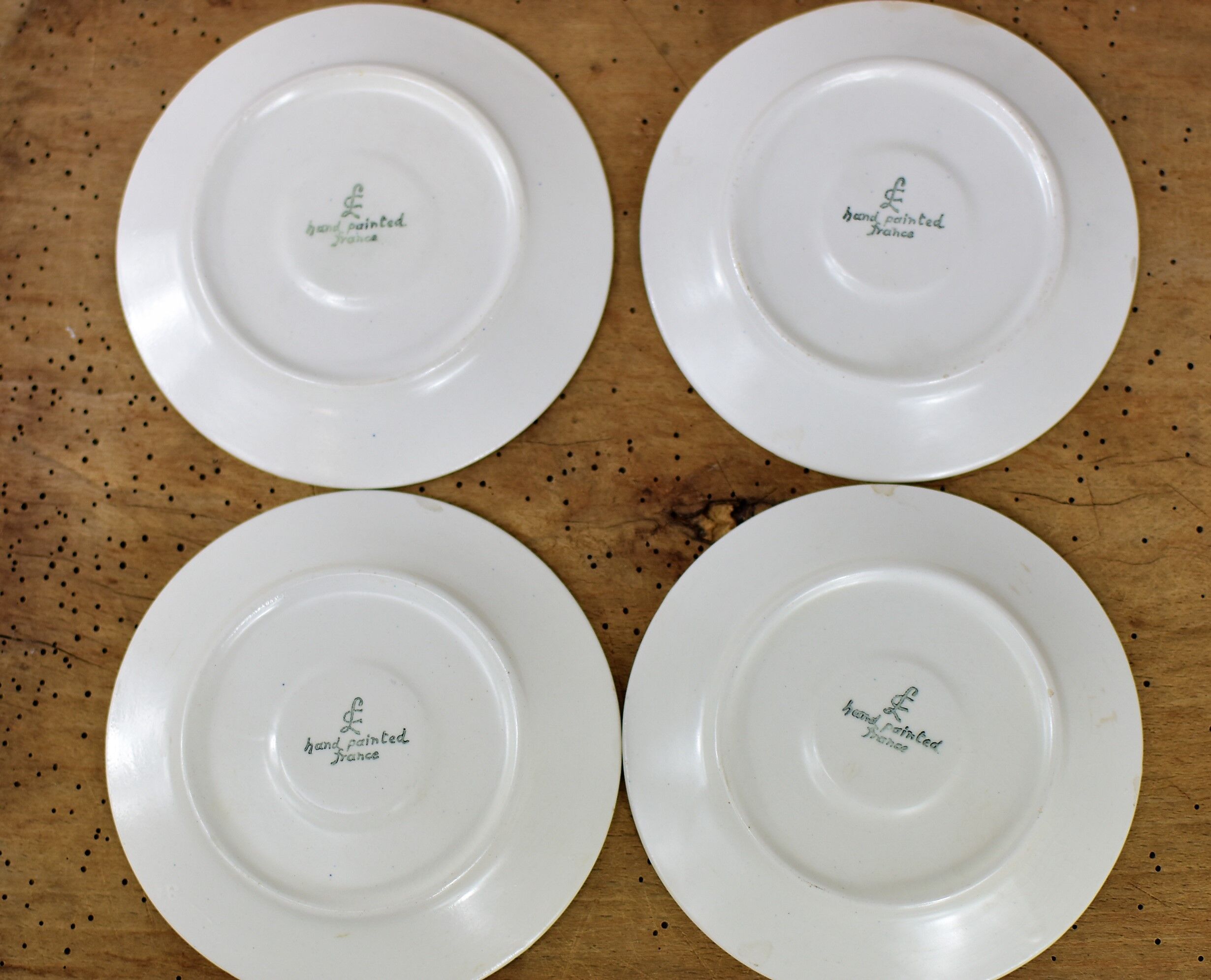 set of 4 coffee cup "longhamp Limoge"