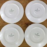 set of 4 coffee cup "longhamp Limoge"
