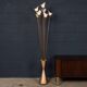 VINTAGE 20thC ITALIAN CALLA FLOOR LAMP BY ANGELO LELLI FOR ARREDOLUCE c1960