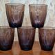 Set of 5 duralex water glasses