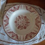 Anciennes assiettes creuses Lunéville English style