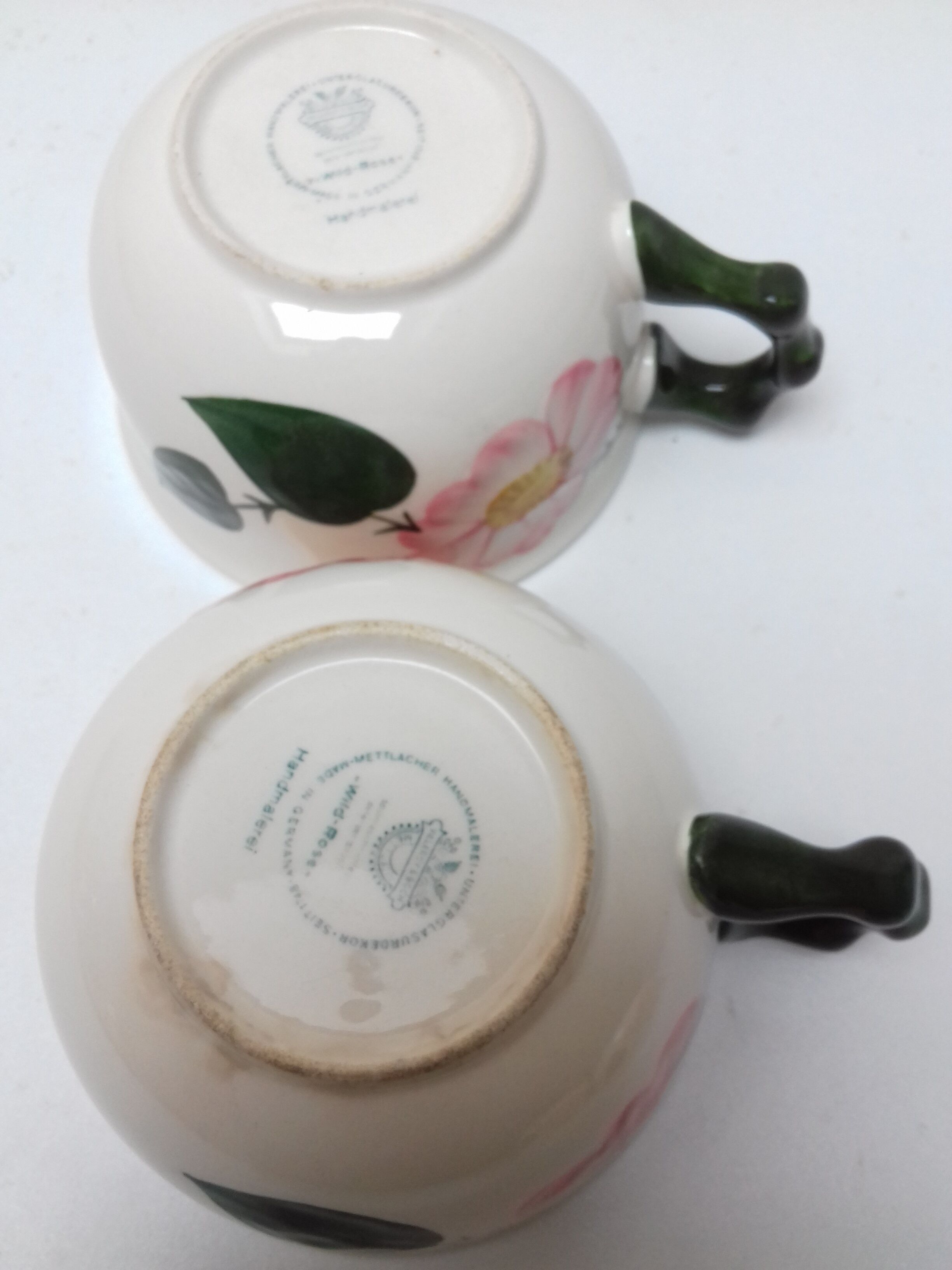 4 tea cups Villeroy & Boch "Wild Rose"
