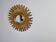 Vintage golden sunburst mirror