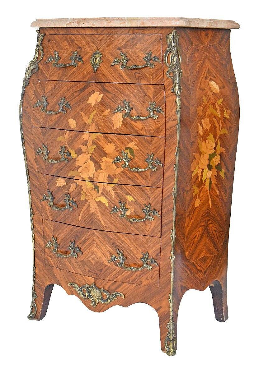 Chiffonnier de style Louis XV