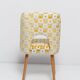 Mustard yellow Shell chair from the mid-century, 1960s