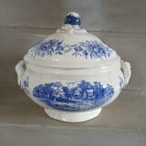 Antique soup tureen Sarreguemines