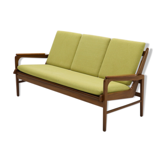 Sculptural teak sofa by Ster Gelderland 1960