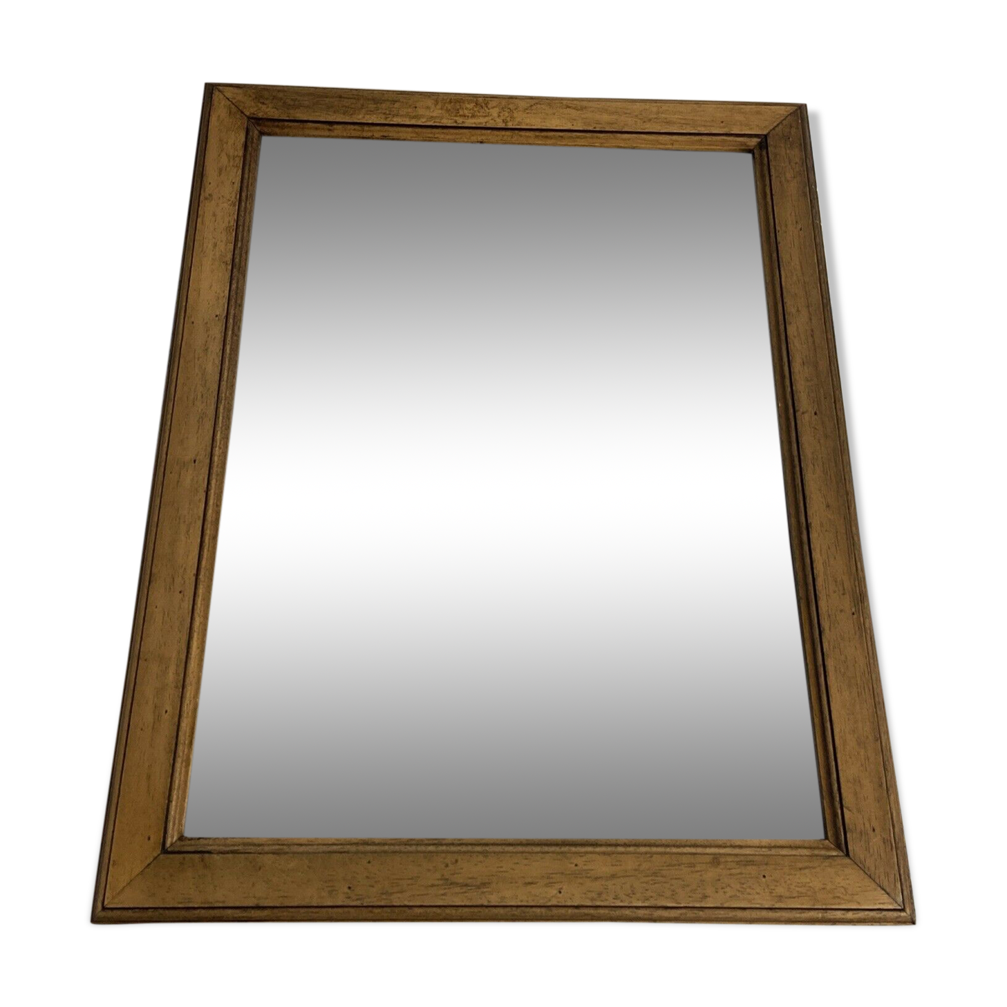 Mirror with wooden frame 45x36cm