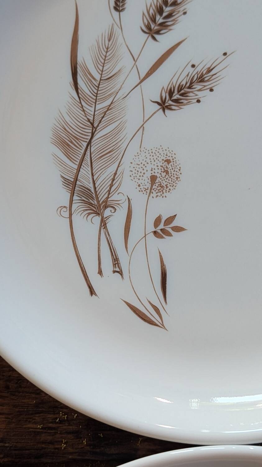 4 Sovirel opaline plates from the 1960s
