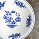 St Amand round hollow dish in blue earthenware