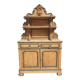 Antique natural wood sideboard