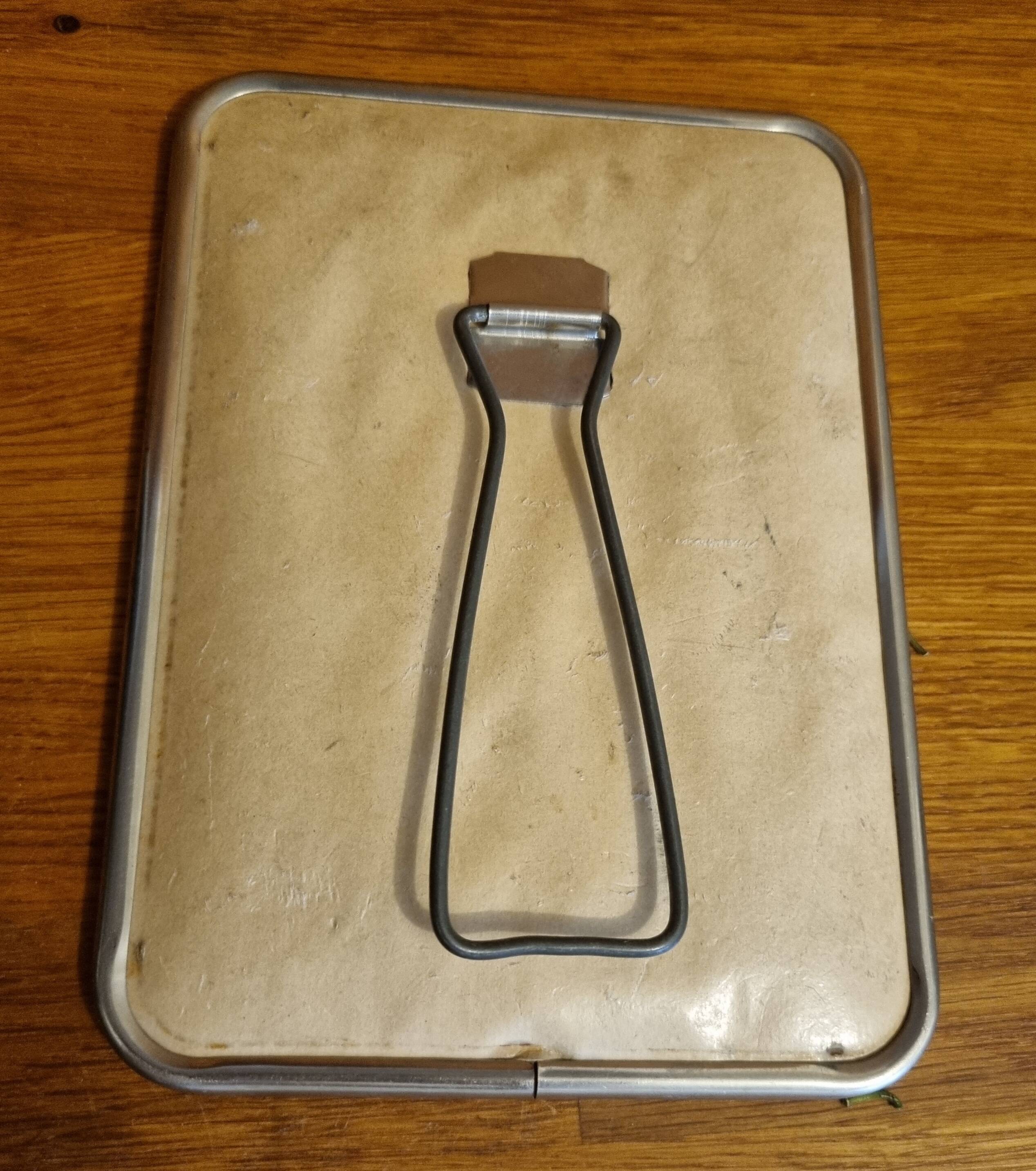 Vintage barber mirror to stand or hang