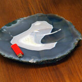 XXL crystallized agate ashtray