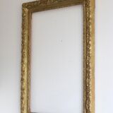 Old gilded wooden frame