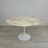 Knoll Eero Saarinen Vintage 1970s Marble Tulip Dining Table