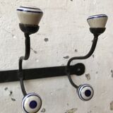 Porcelain and wrought iron