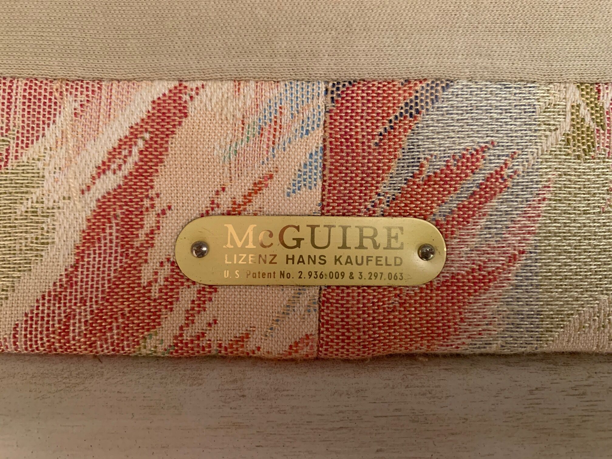 McGuire sofa, USA, 1970s