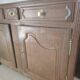 Large buffet in Regency style with carved shell in solid oak - 1900