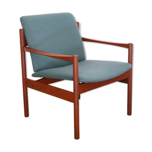 fauteuil vintage scandinave - teck