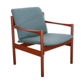 Vintage Scandinavian teak armchair 1960