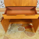 Secretary scandinavian vintage teak design 1960