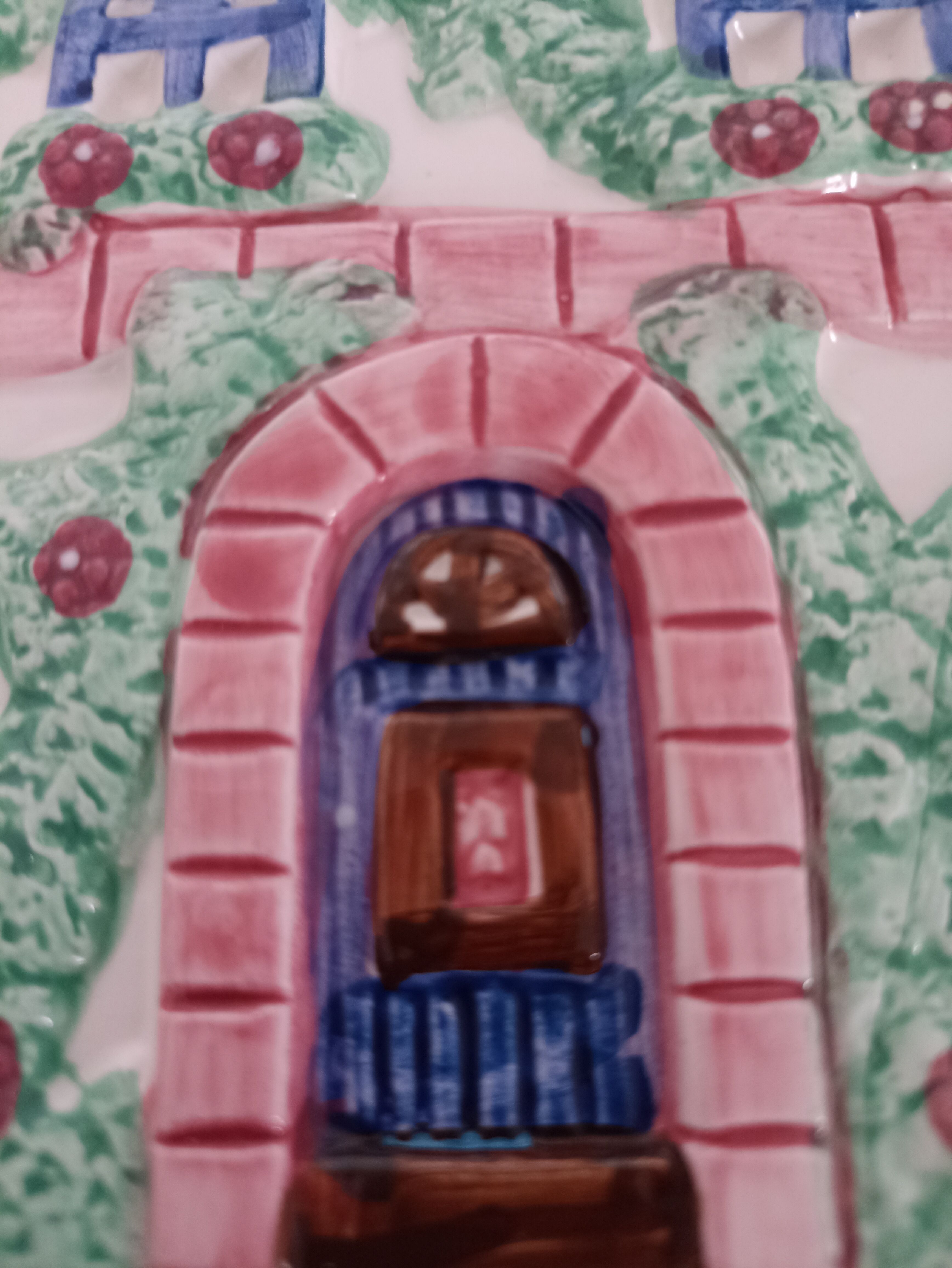 Vintage English cottage teapot