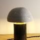 Ceramic mushroom lamp