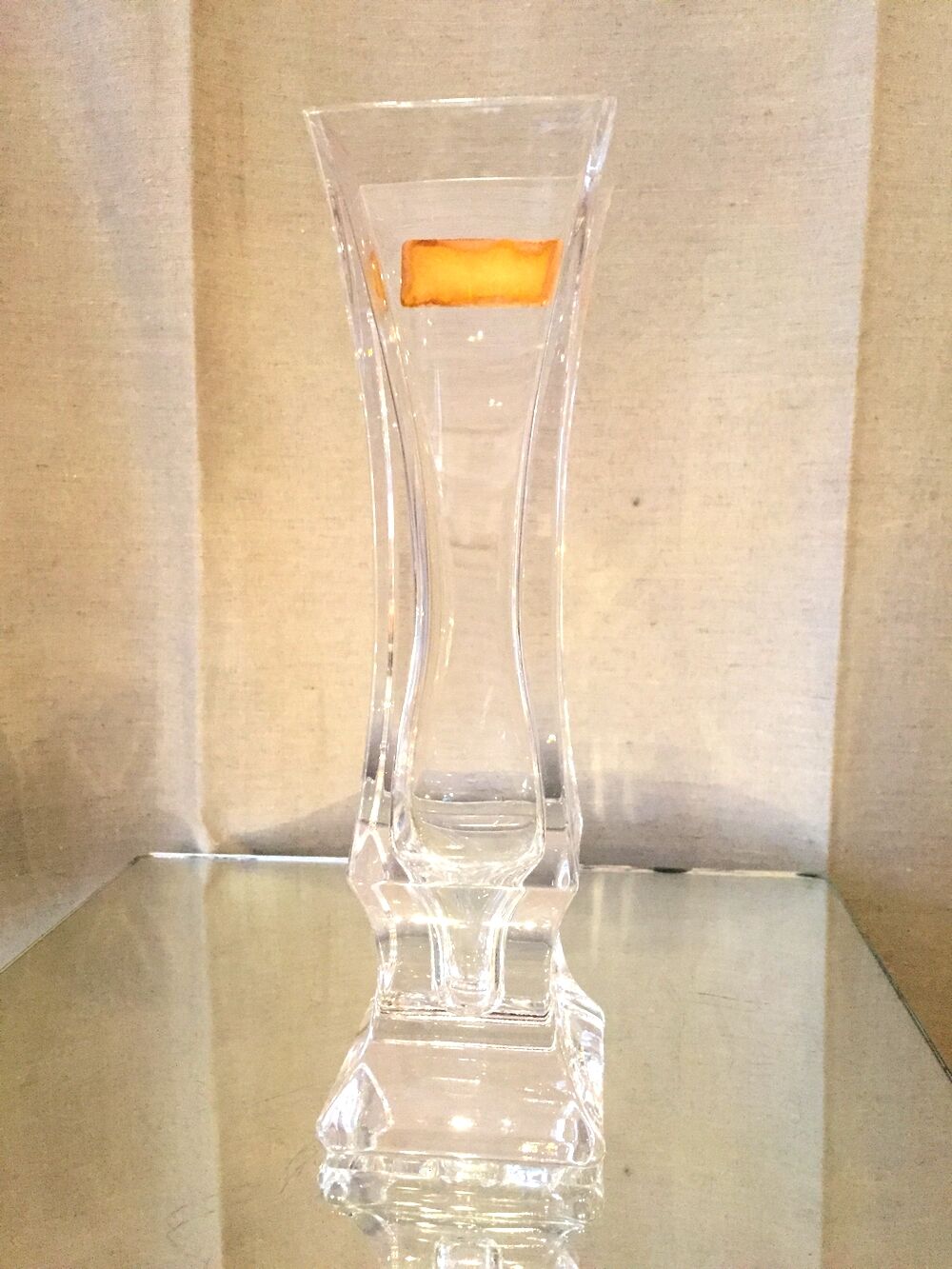 Soliflore vase in Sevres crystal