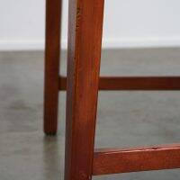 Set of 2 Schuitema design shaker chairs with seat and back in woven leather